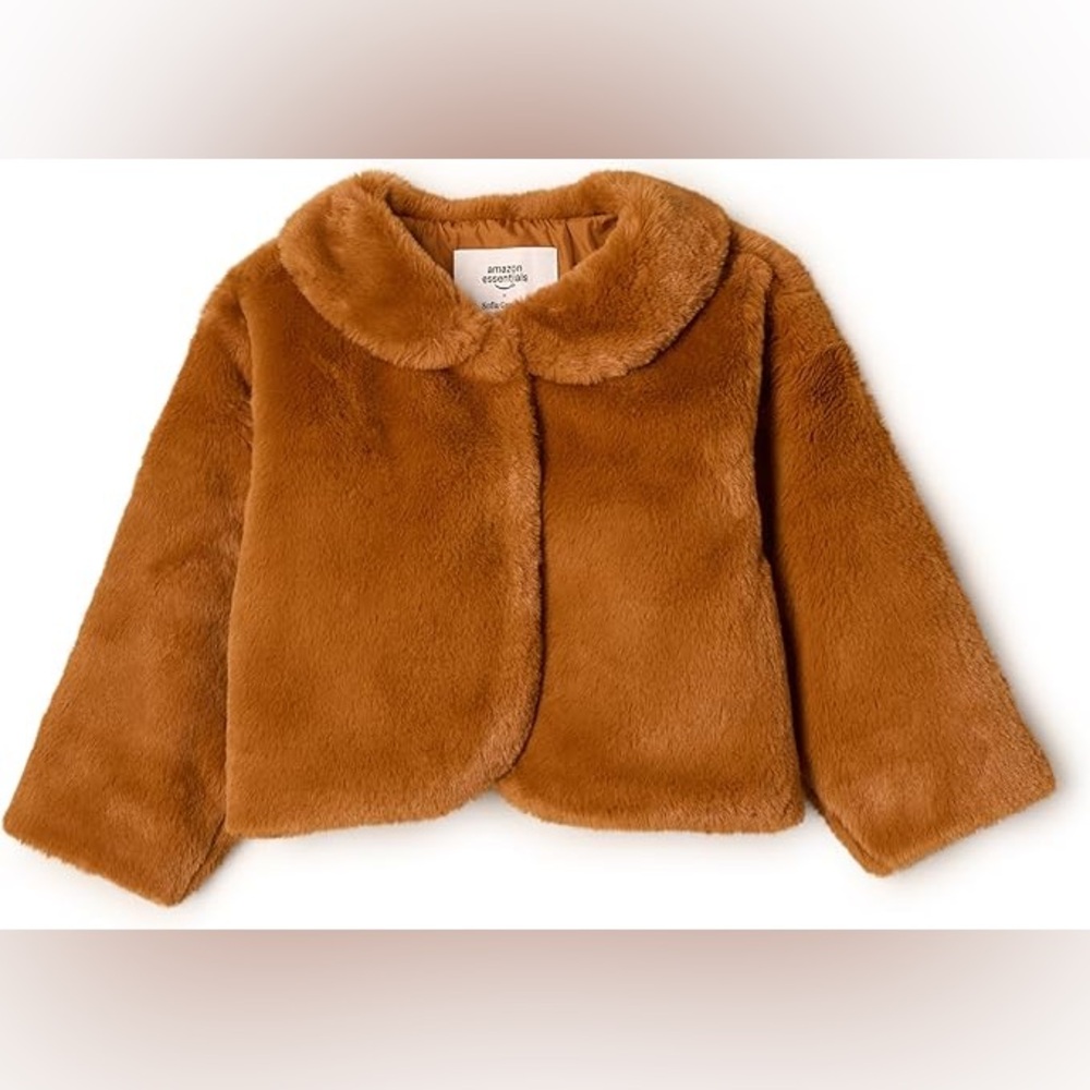 Baby girls faux fur jacket